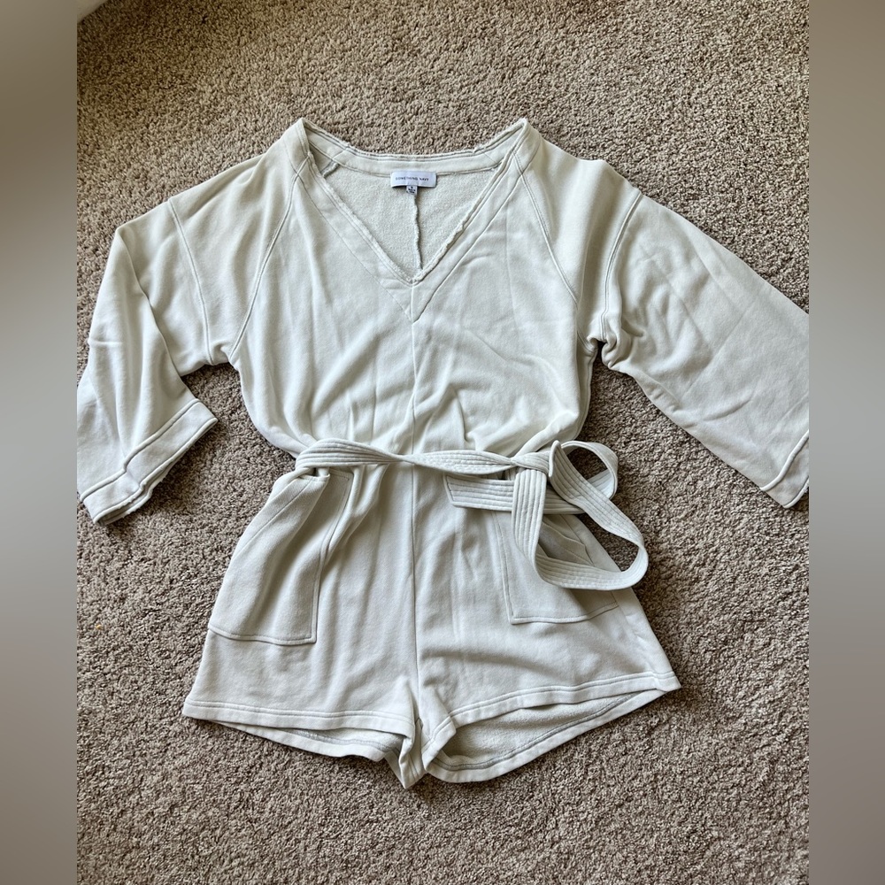 Something Navy Romper